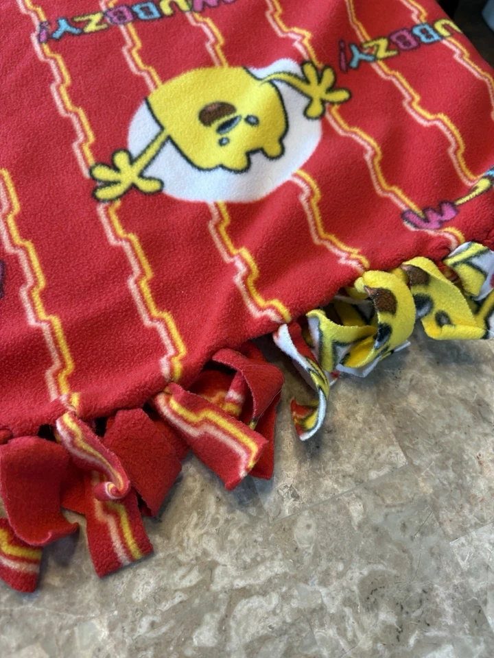 Wow Wow Wubbzy 48” Polar Niños Niño Manta Borlas Cosidas a Mano Rojo Foto 3 de 4