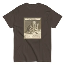 Shakespearean Owl, The Bard Owl, Uni-sex t-shirt