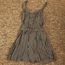 Hollister Striped Romper S