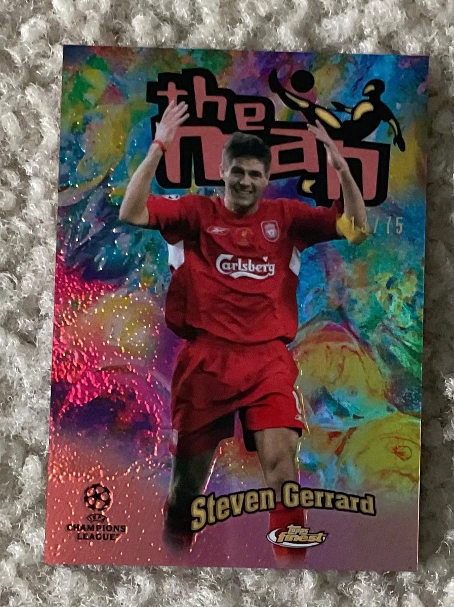 2022-23 Topps Finest UEFA Club Competitions Steven Gerrard #FTM-3