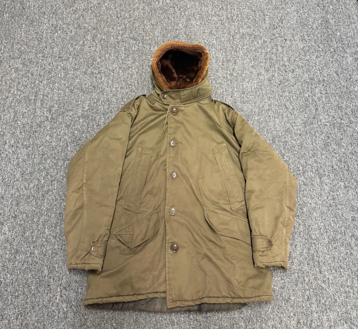Vintage Army Parka In Original Ww2 Collectible Us Uniforms for