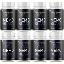 Memo Blast- Brain Health Support Formula, Nootropic Supplement- 8 Bottles