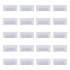 20Pcs Covered Drapery Weights, 20g Iron Curtain Bottom Weights, White
