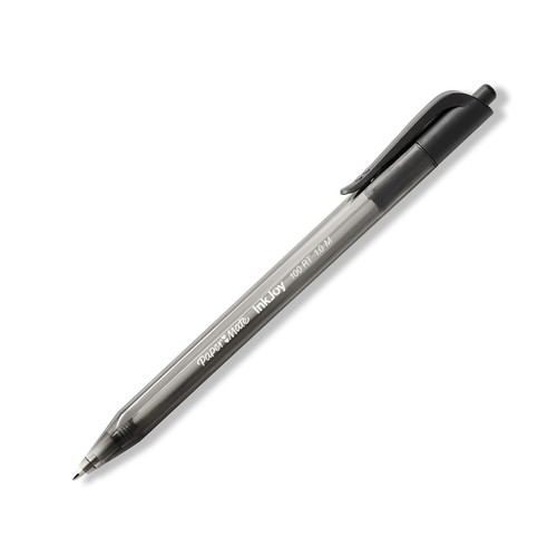 Paper Mate 1951395 InkJoy 100RT Retractable Ballpoint Pens, Medium Point, Black, - Picture 2 of 7