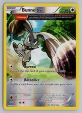 Bunnelby (Omega) 121/160 Reverse Holo XY - Carta Pokemon Scontro Primale TCG