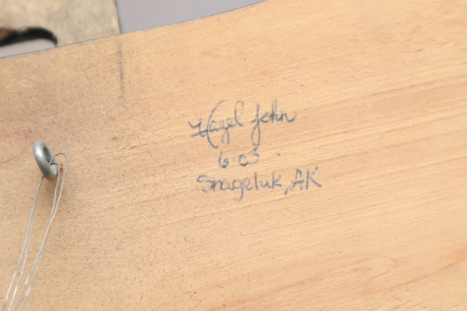 Yupik Eskimo Shagluk Mask Shaman Ceremonial Spiritual Alaskan Native American