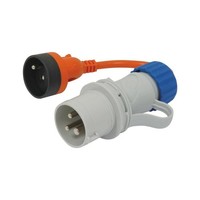 Adapter Stecker Ce17 / Weiblich 2P + T-Shirt