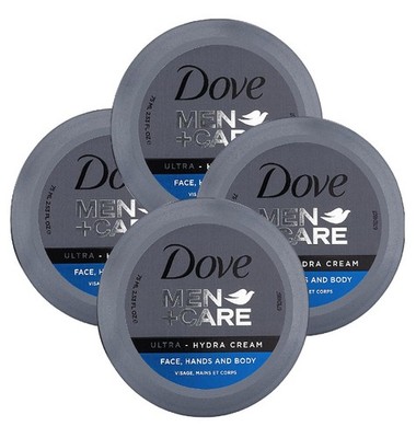 Pack of 4 Dove Men+care Ultra Hydra Cream with 24 Hour Moisturization 2.53 Fl Oz