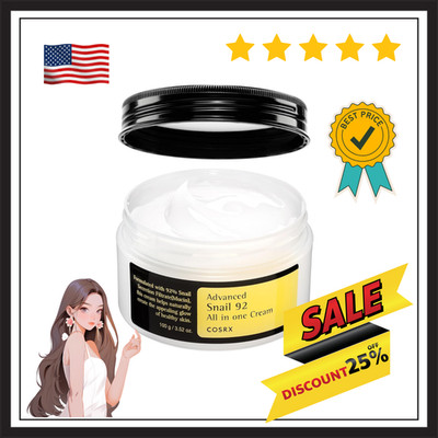 COSRX cosS02-C Advanced Snail 92 All in One Cream - 3.52 oz - 100% Authentic