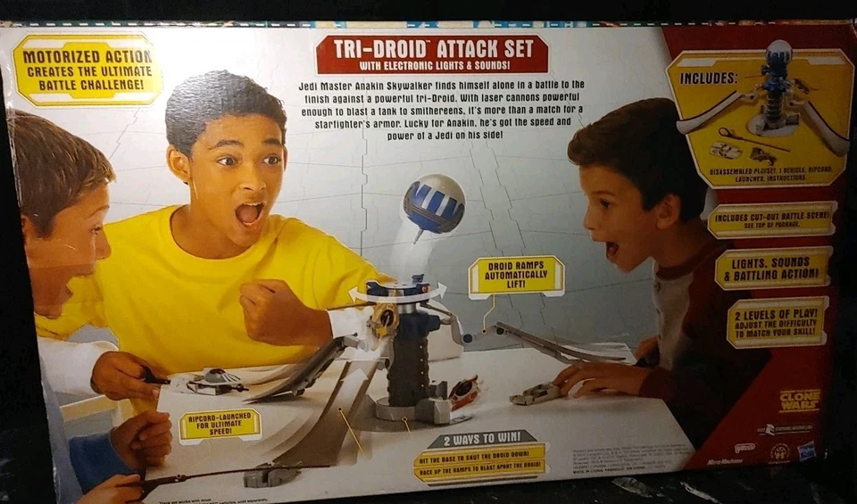 2010 Hasbro Star Wars Tri-Droid атаки комплект с электронный свет и звук - Изображение 3 из 3