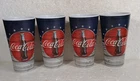 Gibson Plastic Coca Cola Cups Set Of 4 Rare Find Vintage Heavy Duty Plastic