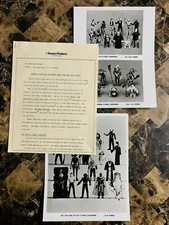 1985 Kenner Star Wars Figures, Droids, Ewoks Pre Production Press Release Photo