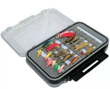 250 Jig Dual Tray Waterproof Jig Box Ice Fishing Tackle Large Box Double Sided