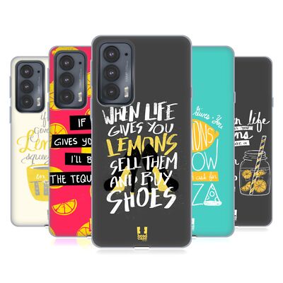 HEAD CASE DESIGNS LIFE AND LEMONS SOFT GEL CASE FOR MOTOROLA PHONES 2