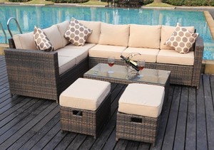 New Conservatory Modular 8 Seater Rattan Corner Sofa Set Image Is Loading New Conservatory Modular 8 Seater Rattan Corner Sofa