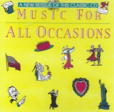 Music for All Occasions [K-Tel] by Various Artists (CD, Jul-1991, K-Tel...