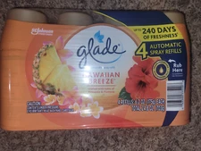 4-pack Glade Automatic Spray Refill, Air Freshener for Home and Assorted Scents
