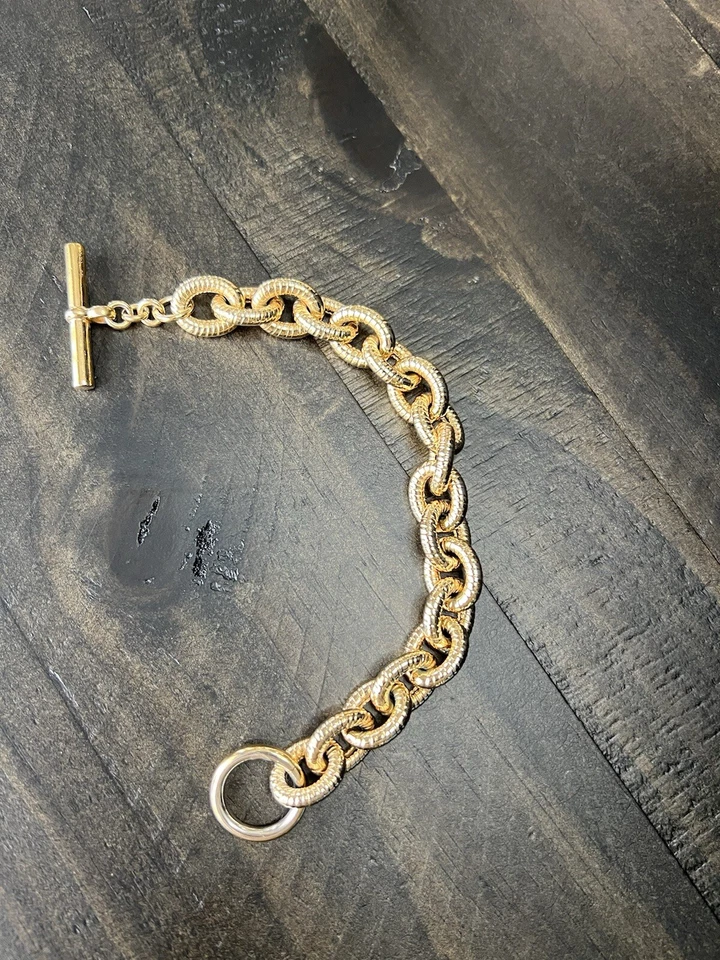 Pulsera gruesa enchapada en oro Bellezza Foto 2 de 4