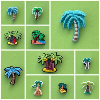 Schuhstecker/Shoe Charms/Pins/Anstecker für Clogs PALMEN/PALME/PALM TREE