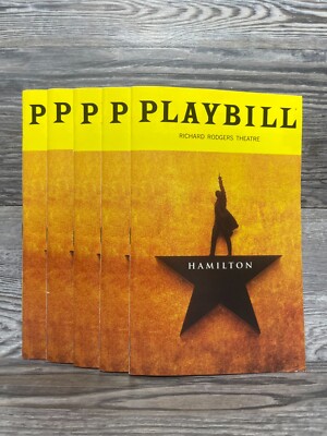 HAMILTON, PLAYBILL, JULY 2023, RICHARD RODGERS THEATRE