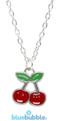 Bluebubble FEELIN FRUITY Necklace Cute Sweet Fruit Kitsch 80s Kawaii Rockabilly