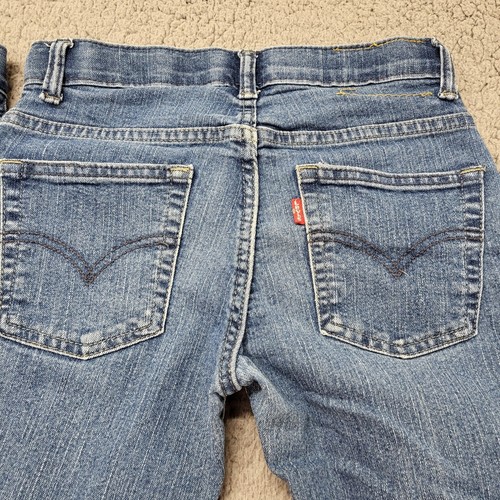 (2) LEVIS 511 Slim Blue Jeans Stretch YOUTH Sz 12 Reg 26 x 27 Adjustable Waist - Picture 19 of 24