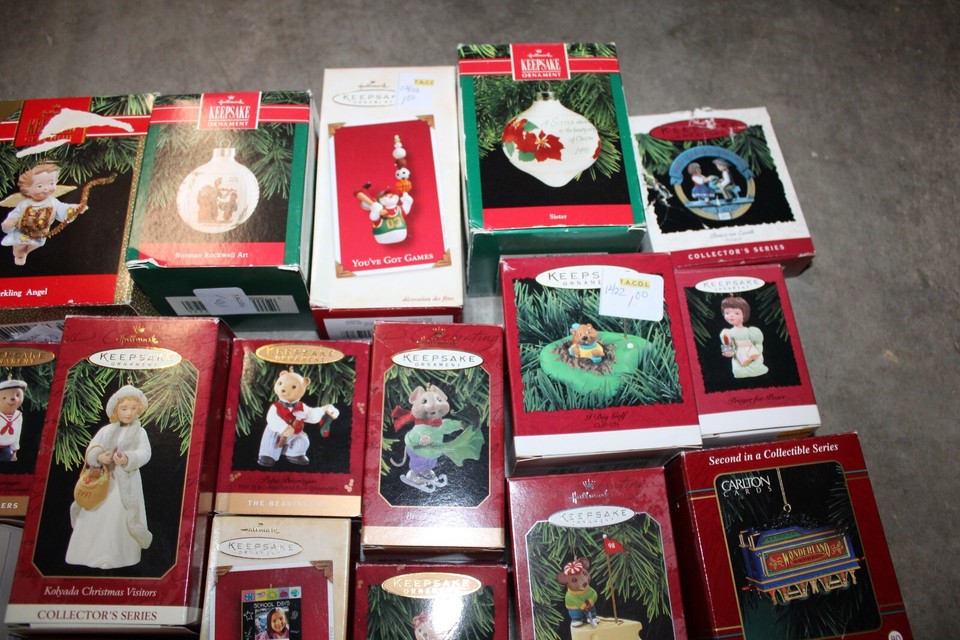 🎄🐶🐕🦮🐕‍🦺 Hallmark Keepsake LOT OF 21 VINTAGE Christmas ornaments eBay