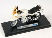 Blitz Versand Bmw R 1100 Rs Perlweiss Welly Motorrad Modell 1:18 Neu & Ovp