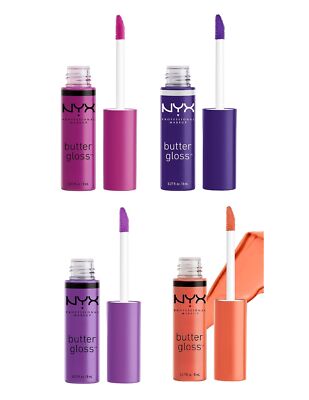 YOU CHOOSE ( 3 PACK) NYX Professional Makeup Butter Gloss,  0.27 Fluid Ounce