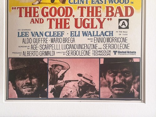 The Good The Bad and The Ugly Framed A4 Giclee Poster Print - Foto 2 di 4