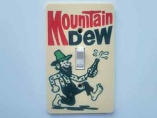 Retro Mountain Dew Light Switch Cover – Vintage Logo Toggle Plate