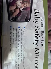 Adjustable Back Seat Baby Safety Mirror- New In Box