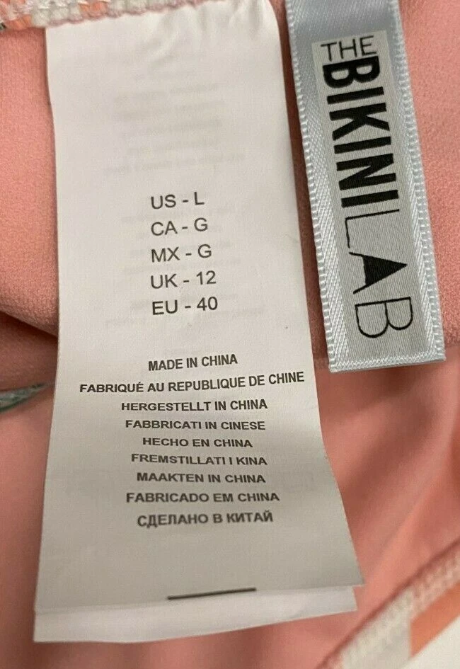 The Bikini Lab Womens Large Multi Color Low-Rise Hipster Bikini Bottom Swimwear - Image 3 of 3