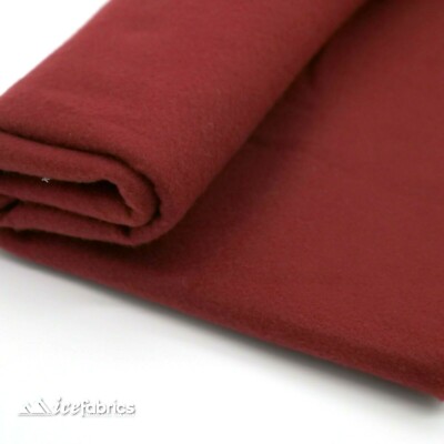 Burgundy ACRYLIC FELT FABRIC By The Yard _72'' WIDE_ Thick Soft Felt Fabric