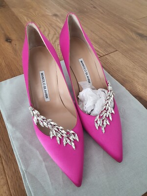 Manolo blahnik 40 in Pink ungetragen
