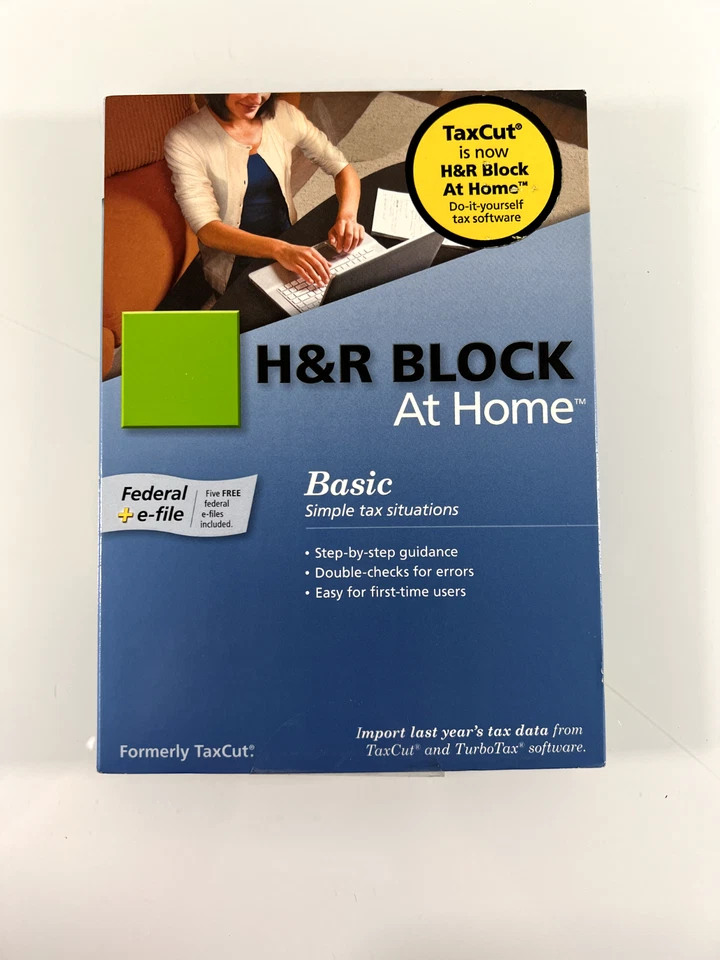 H&R Block At Home Basic 2009, для Windows/MAC Лот из 10 - Изображение 2 из 3