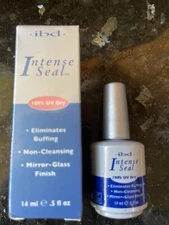 IBD Intense Seal UV/ LED  Seal & Protect Mirror Glass Finish - 14 ml e .5 fl oz