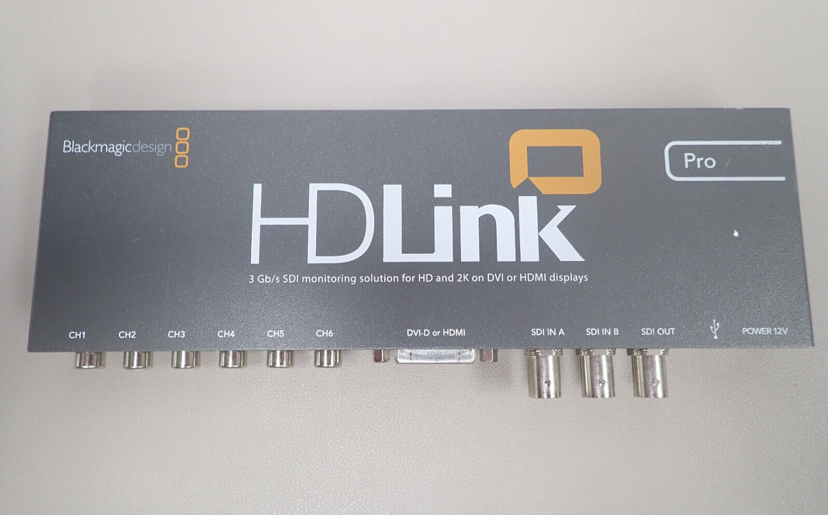 Black Magic Design HD Link Pro SDI Audio Decoder DVI / HDMI | eBay