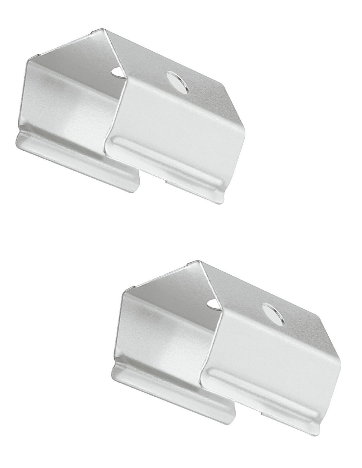 Mounting Brackets 40° Angle for Loox 2190/2191/2192 Aluminium Profiles of Hafele