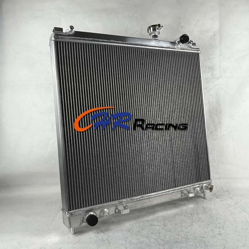 Radiador de aluminio 4 filas para motor Nissan Titan 2004-2010 5,6 L V8 05 06 07 08 09 Foto 4 de 4
