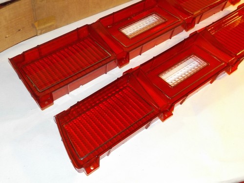 NOS GM 1979 Chevrolet Impala PAIR RH LH tail light lamp lenses 5970013 \ 5970014 - Picture 2 of 12