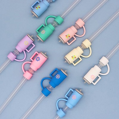 FOSFUKEER Stanley - Set di accessori per tazze con 6 tappi in silicone a prova di perdite