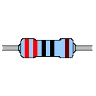 Metallschicht-Widerstand 220 Ohm 1% 0,4W Bauform 0204 gegurtet