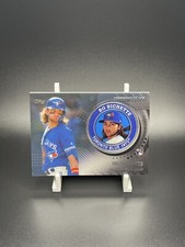 2020 Topps - Player Medallions Black #TPM-BB Bo Bichette /199 (RC) WORLD SERIES
