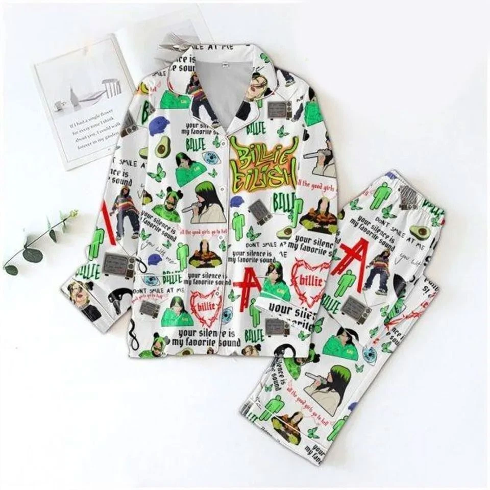 Billie Eilish Pajamas Set