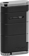 Xikar Allume Single Flame Cigar Lighters, Black