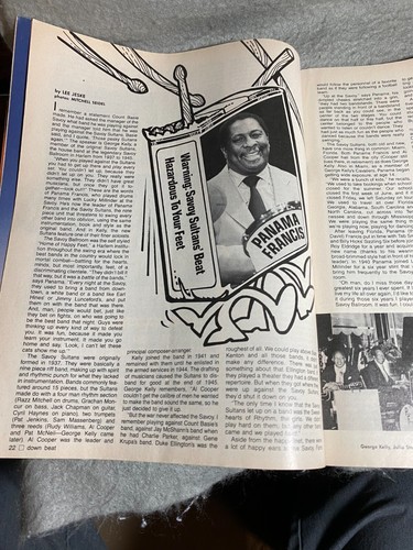VINTAGE DOWN BEAT MAGAZINE DECEMBER 1980 DEXTER GORDON, HERB MANN,PANAMA FRANCIS - Imagen 4 de 5