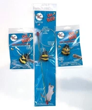 Go Cat Da Bee Wand Interactive Teaser w/ 2 EXTRA Bee Refills Catcher Cat Kitten