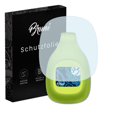 Bruni 2x Folie für Fitbit Zip Schutzfolie Displayschutzfolie