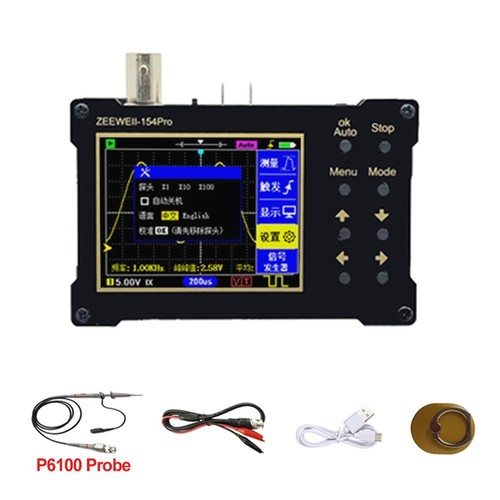 2.4-inch Screen TFT Color Screen Digital Oscilloscope 40MSa/s Sampling Rate - Picture 9 of 15